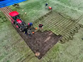 Dumlupınar Stadyumu'nda Zemin Yenileniyor