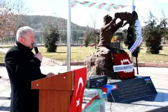 Hocalı Katliamı Tunçbilek'te Anıldı