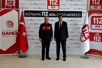 Kahveci, 112 Acil Çağrı Merkezini Ziyaret Etti