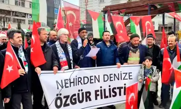 Kütahya'da Gazze Protestosu: Filistin'e Destek