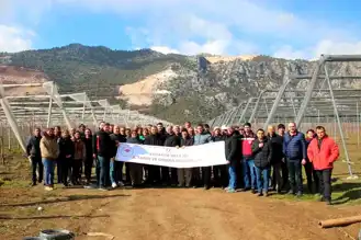 Kütahya'da Kiraz Yetiştiricilerine Uygulamalı Eğitim