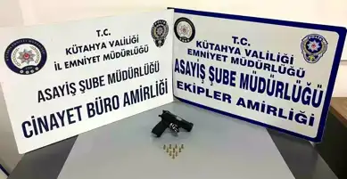 Kütahya'da Ruhsatsız Tabanca Operasyonu: Şüpheli Yakalandı