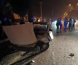 Kütahya'da Çarpışma: İki Yaralı