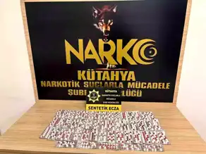 Kütahya'da 725 Uyuşturucu Hap Ele Geçirildi!