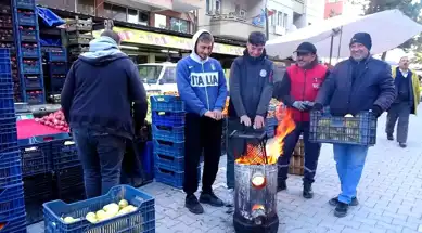 Tavşanlı'da Soğuğa Karşı Pazar Azmi!