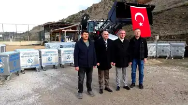 Tavşanlı'ya Yeni İş Makinesi ve 170 Konteyner
