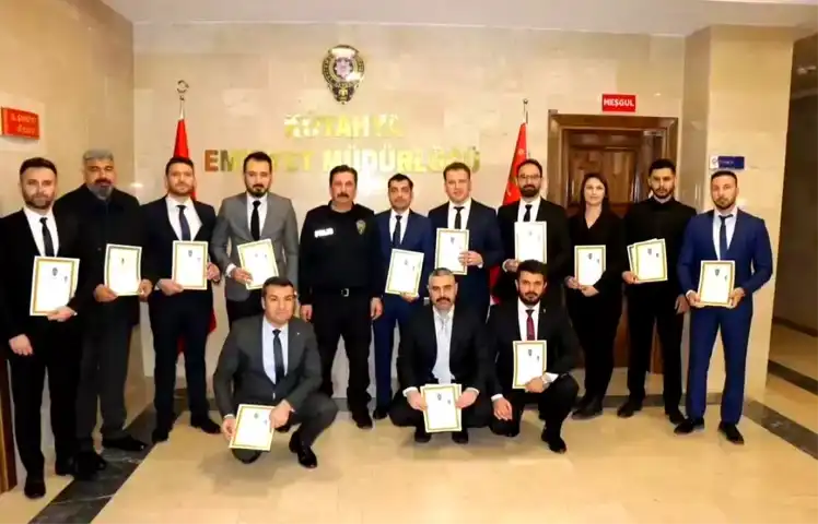 Kütahya Emniyetine Başarı Belgesi