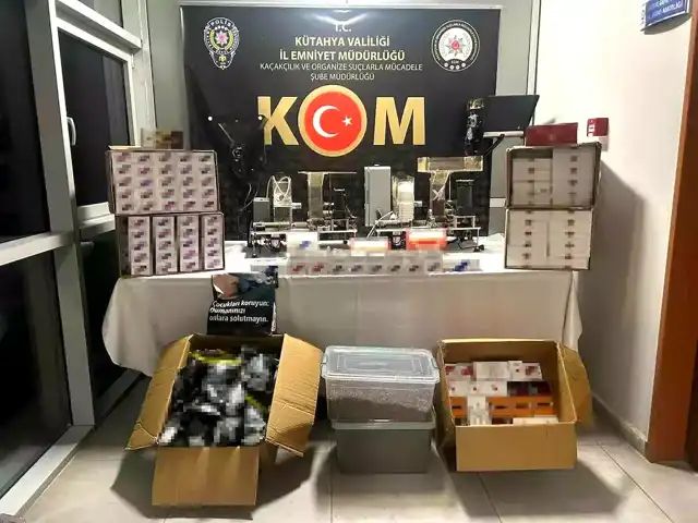 Kütahya'da Kaçak Sigara Operasyonu: 2 Gözaltı